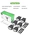 LITOM 12 LEDs Solar Landscape Spotlights, IP67 Waterproof Solar Powered Wall Lights 2-in-1 Wireless Outdoor Solar Landscaping Light for Yard Garden Driveway Porch Walkway Pool Patio 6 Pack Cold White