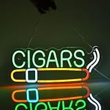 Letrero de neón personalizado de cigarros, decoración de habitación