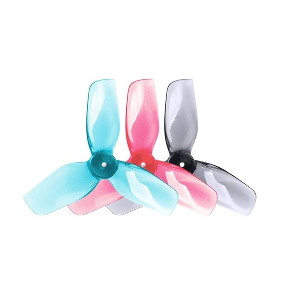 Hélices à trois pales 31mm x 3 compatibles drone FPV Air65 A65 lot de 20 pièces couleurs mixtes
