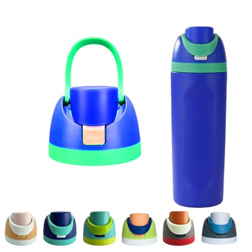 Noiimiy Replacement Cap for Owala Freesip, Replacement Lid Compatible with Owala Cup Sizes 16oz 24oz 32oz 40oz This BPA-Free One-Touch Water Bottle Top Cap ensures a Leak-Proof Seal (Blue)