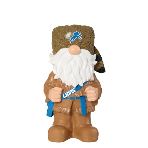 FOCO Detroit Lions NFL Frontiersman Americana Gnome