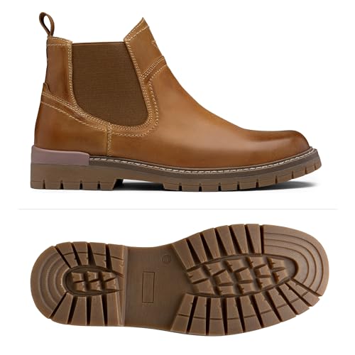 Image of Jousen Chelsea Boots Casual Slip On Ankle Waterproof Mens Boots