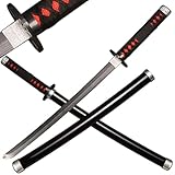 SV Handmade Anime Sword Cosplay Kamado Tanjirou Sword Katana 31 inches，Collect Gifts