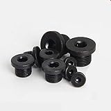 Typ: Sechskantmutter AGiao Befestigungselement Sechskant Flanschunterkante Black Seal Rohrölstopfen G1 / 81/43 M8 M10 M12 M14 M16 M18 M20 * 1.5 M22 M26 M27 M33 M42 M48 Nuss stark und robust (Size : M33X1.5 2pcs)