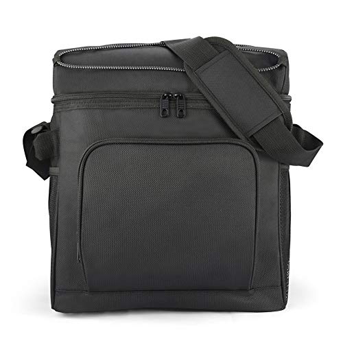 EAGLEMATE 28L Large Soft Insulated Cooler Bag for Camping Outdoor,Picnic Large Cooler Bag Great for Outdoor, BBQ, Travel, Beach & Camping (Black)
