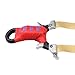 TOPARCHERY Flat Band Slingshot Hunting Detachable Catapult with Rubber Bands, Aiming Points (Red (Old Model))