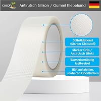 cocofy Mehrzweck Anti-Rutsch Grip Klebeband, Gummi, transparent, 5x301 cm – Ansicht 2