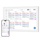 10.1" Digital Calendar Chore Chart – 1080P Full HD Interactive Touchscreen, Smart Family Weekly＆Monthly Electronic Planner Digital Calendar for Seamless Scheduling (10.1in white)
