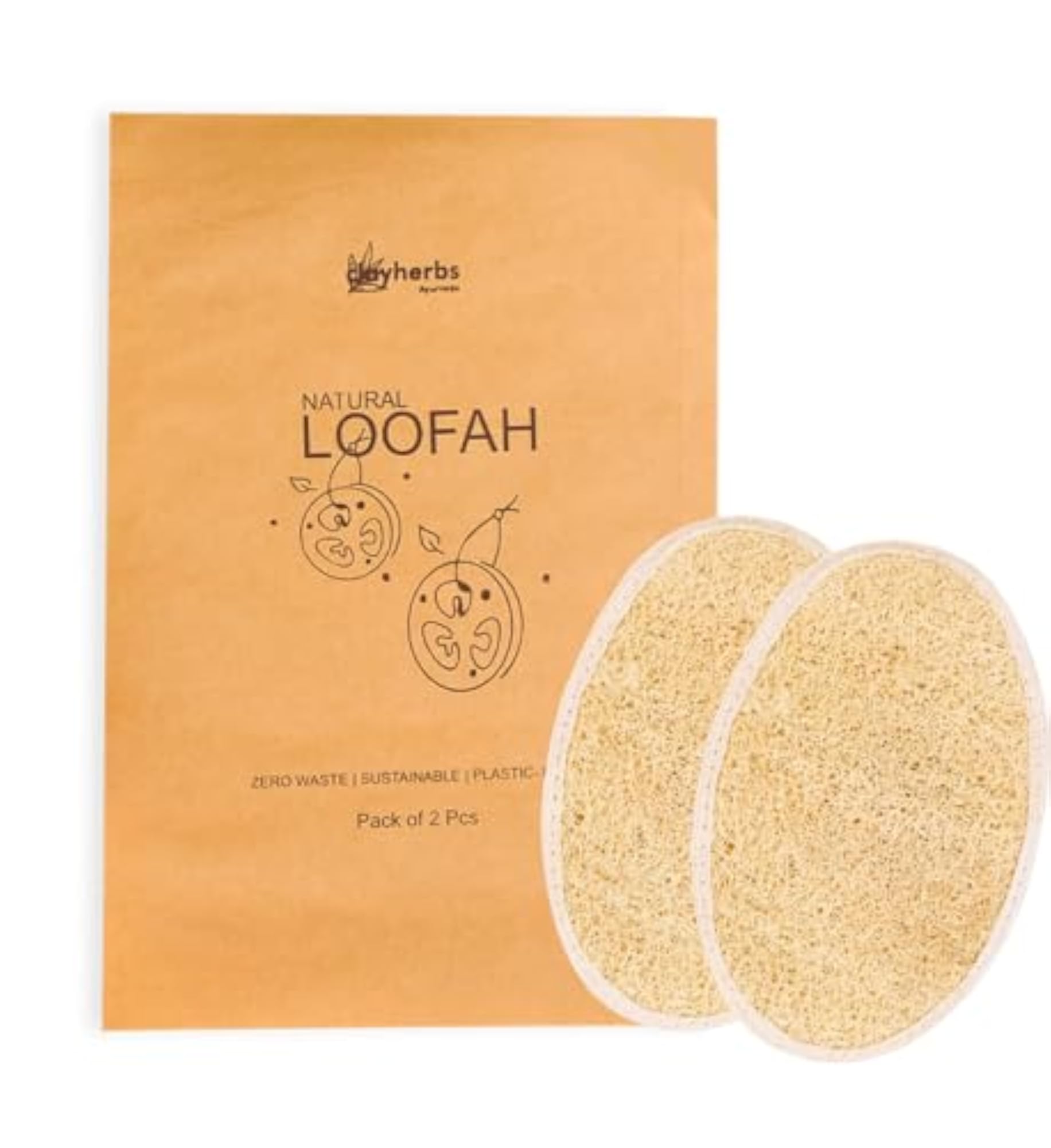Eco-Friendly Natural Loofah Scrubber