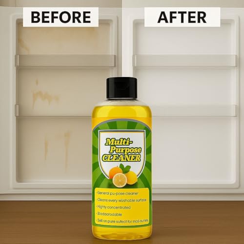 Image of All-Purpose Lemon Cleaner - Natural Citrus Power for Clean Surfaces, Multipurpose Lemon Cleaner (1)