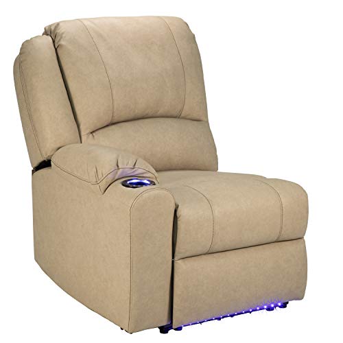 Thomas Payne Right Hand Recliner - Seismic Series (Grantland Doeskin) 30" x 38" x 40"