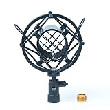 Universal Shock Mount for Shotgun Microphones fits 5/8 and 3/8 Inch Boom Poles