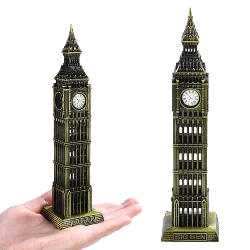 Modelo Big Ben en Metal para Decoración Hogar miniatura 1