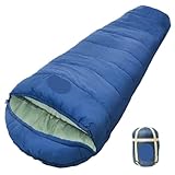 Sacos de Dormir ultraligeros e Impermeables for Las 4 Estaciones, Ideales for Viajes al Aire Libre, Senderismo, Camping y Dormir de algodón.