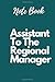 Produktbild Notebook: Assistant To The Regional Manager Office Profesional Cover Arts Design Size 6in x 9in Notebook and Journal with Lined for Student or Men and ... page: Notebook: Navy Blue, Ruled, Soft Cover