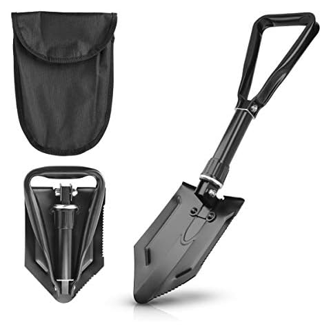Navaris Klappspaten Klappschaufel mit Hacke - Spaten Schaufel Campingspaten aus Metall Cover