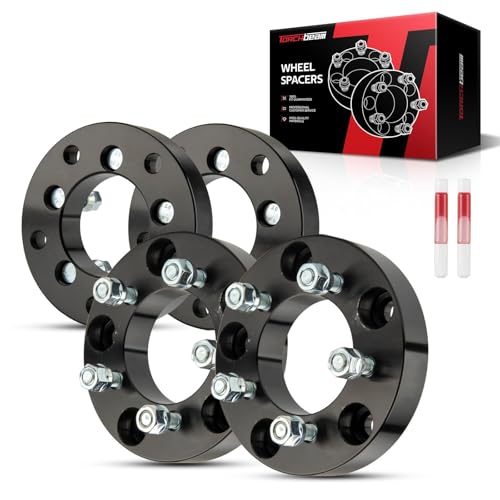 Torchbeam 5x5.5 to 5x4.5 Lug-Centric Wheel Adapters 1.25" for Dodge Dakota