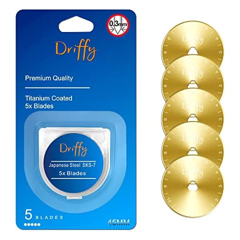 Driffy 45mm Titanium Rotary Cutter Blades Cover
