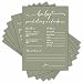 Baby Prediction and Advice Cards, Baby Shower Games Cards, Minimalism Boy or Girl Baby Gender Reveal Party Favors Decorations and Supplies, 30 Pcs Double-Sided - A09