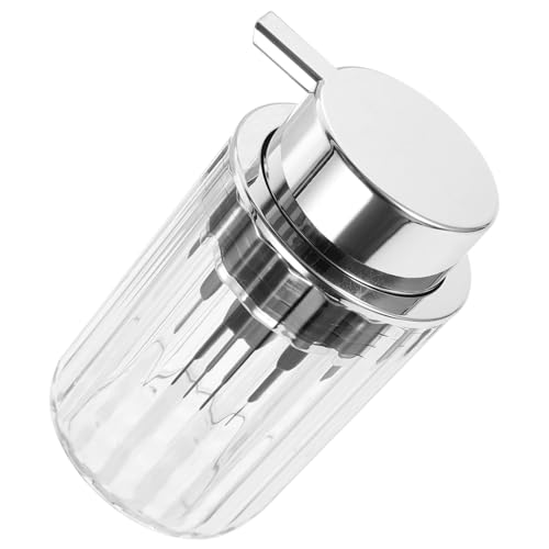 MUCKLILY Dispenser Per Sapone Schiumoso 300ml Flacone Portatile Per Detergente Pompa Per Schiuma in Plastica Trasparente Erogatore Per Uso in Viaggio