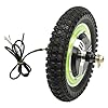 12'' Electric Bicycle Brushless Hub Motor Front Rear Wheel Cycle Bike E-Bike Hub Motor Conversion Kit 24V 350W Brushless Gearless Hub Motor Electronic Brake Disc Brake 22mile/h 1000RPM #1