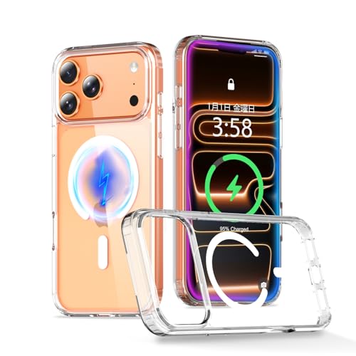 MINIKA iPhone 17 Pro Max �p �P�[�X Magsafe �Ή� �X�}�z�P�[�X ��Phone 17 ProMax �P�[�X �N���A �ČRMIL�K�i ��� �ϏՌ� �w��h�~ ���ϖh�~ �}�O�Z�[�t �}�O�l�b�g���� ���C�����X�[�d �A�C�t�H�� 1