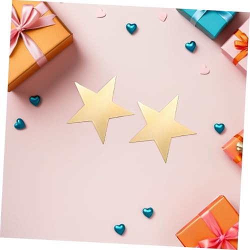 Estrellas de Papel Doble Cara para Decorar Tableros Escolares sin Cortar Manualmente 8