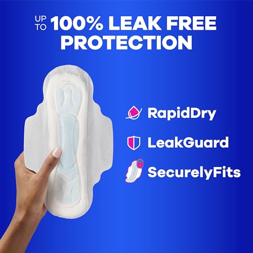 Always Maxi Long Super Pads With Flexi-wings, 32-Count Packages (Pack of 6)