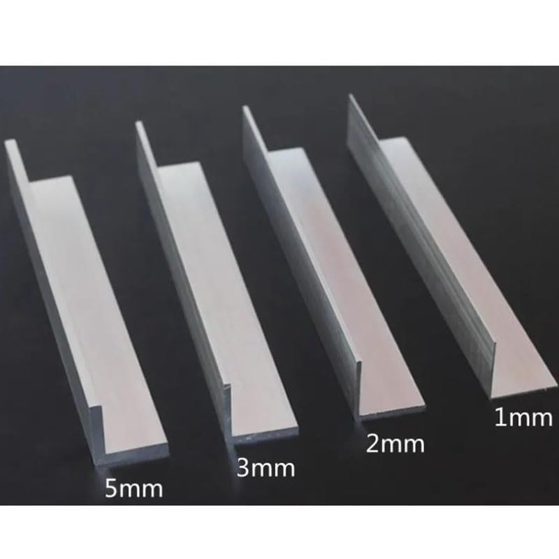 GatherTOOL 6063 Right Angle Aluminum L-Shaped Sides 30mm X 30mm Series Aluminum Alloy Thickness 1mm/2mm/3mm/5mm Aluminum Edging Triangle Profile DIY (Size : 24cm 2Pcs, Color : Thick 3mm)