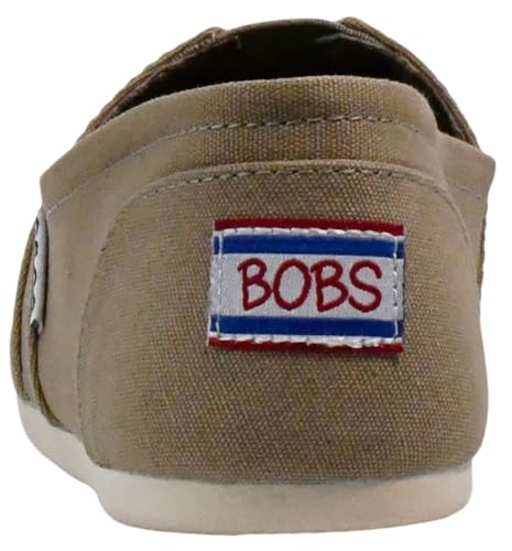 Image of SKECHERS Women's Bobs Plush-Peace & Love, Taupe, 6 M US