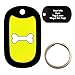 Custom Engraved Pet Tag - Dog Bone - Yellow - Dog Tag - Tag-Z Wag-Z