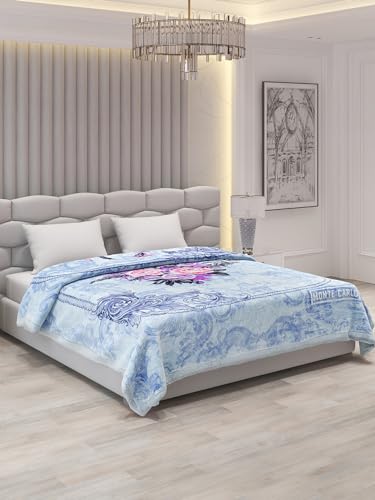 Image of Monte Carlo Rustom (1300 GSM) Luxury 3 Ply Double Bed Blanket for Heavy Winter Size (2.20 m x 2.40 m) 7 KG