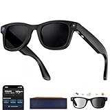 AI Smart Glasses with Camera, 8MP HD Camera Glasses for Men, AI Recording Glasses with Voice Assistant,Open-Ear Audio,Real-Time Translation,Video Recording Sunglasses for Life & Work (Photochromic)