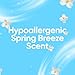 all Sensitive Fresh Liquid Laundry Detergent, Hypoallergenic Spring Breeze Scent & Free of Dyes, Gentle for Sensitive Skin, 73 oz