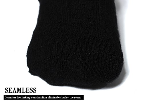 Image of Epeius Unisex-Baby Seamless Cable Knit Knee High Socks (Pack of 3 /6)