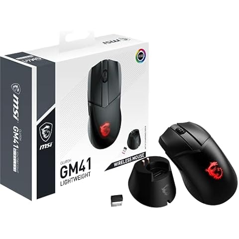 MSI Clutch GM41 Wireless Gaming Mouse Cover