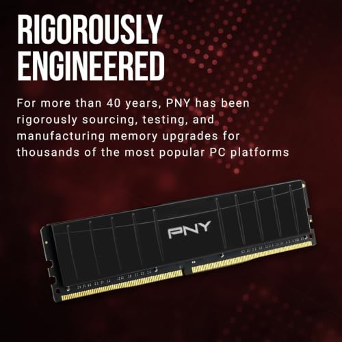 Image of PNY XLR8 Gaming 32GB (2x16GB) DDR4 DRAM 3600MHz (PC4-28800) CL18 1.35V Low Profile Dual Channel Desktop (DIMM) Memory Kit - MD32GK2D4360018LP