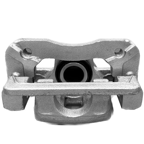 Image of Detroit Axle - Rear Right Brake Caliper for Hyundai 2005-2009 Tucson 2005-2010 Kia Sportage, Passenger Side Disc Brake Caliper with Bracket 2006 2007 2008 Replacement
