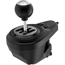 Racing Gear Lever, For PC, PXN-A7 6+1 Sequential Gear Shifter, For Gaming Steering Wheel, Manual Transmission Simulator, ABS Black