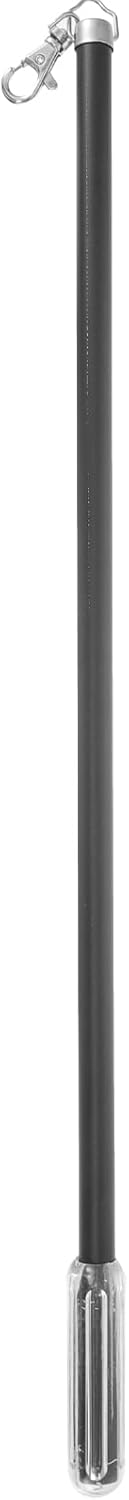 HOMSFOU Aluminum Curtain Wand 21.85 Inch Manual Pull Rod for Drapery Lightweight Ergonomic Design Easy Curtain Opening and Closing