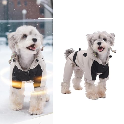 MZRAN Winterfeste Hundejacken mit vier Beinen, modisch, bequem, warm, Wintermantel für kleine bis große Rassen, Outdoor-Aktivität, Hundebekleidung