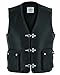 Gaudi-Leathers Chaleco de Cuero para Hombre Moto o Motocicleta Biker Moto S