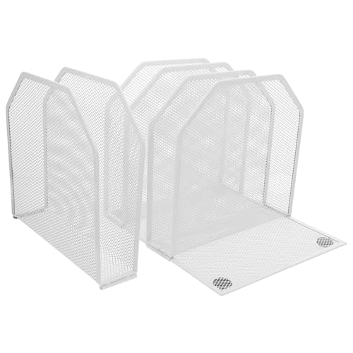 Organisateur de bureau metal rangement pratique dossiers et revues