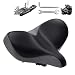 ACCOT Wide Bike Saddle Waterproof Bicycle Seat Padded Saddle with Soft Cushion Univesal Fit Comfy Bike Seat
