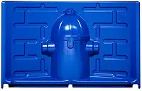 PIPI DOLLY'S Acessório Painel Sanitário para cachorro para cachorro Macho Azul Luxo