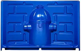 PIPI DOLLY'S Acessório Painel Sanitário para cachorro para cachorro Macho Azul Luxo