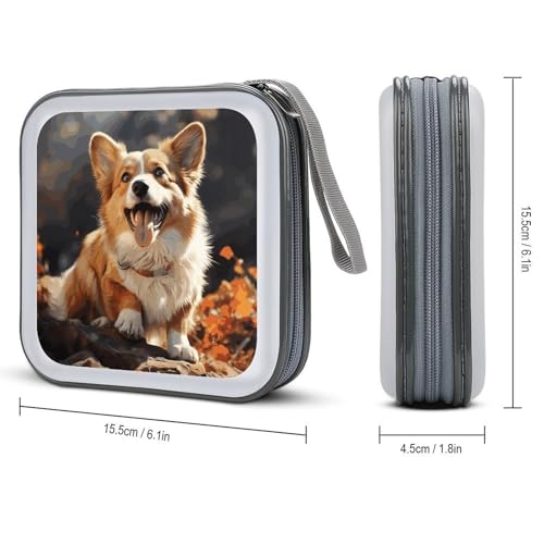 Étui de rangement pour CD DVD 40 pièces pour maison et auto