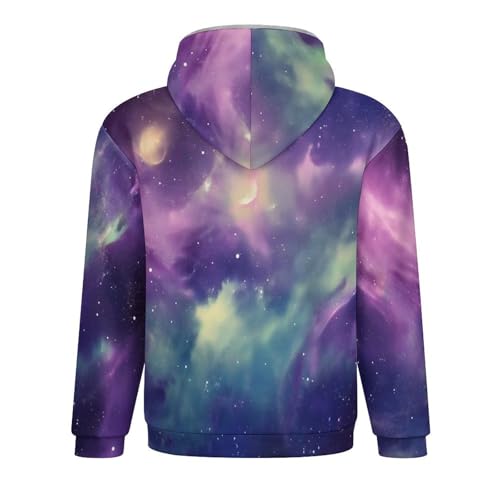 Sweat à capuche zippé motif univers avec isolation polaire intégrale - 5