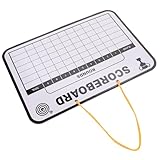 PRETYZOOM Golf Scoreboard Trocken Abwischbar Multifunktional Doppelseitiges Schreib Trainingsbrett für Altersgruppen Golfzubehör für Spielwertung Coaching und Notizen Wiederverwendbar für