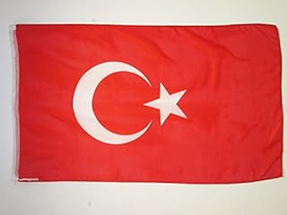 AZ FLAG Turkey Flag 3' x 5' for fans - Turkish flags 90 x 150 cm - Banner 3x5 ft with hole